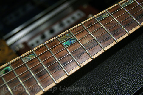 David Thomas McNaught Guitars Vintage Singlecut Rosewood Neck - Safari -