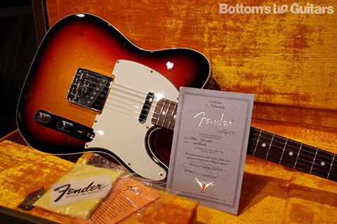 Fender Customshop 1960 Custom Telecaster - Three tone Sunburst - Birds eye & Flame maple Neck !!