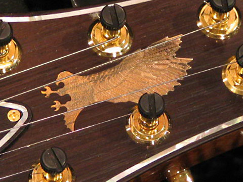 14k　彫金　イーグル Private Stock 14K Gold Etched Eagle