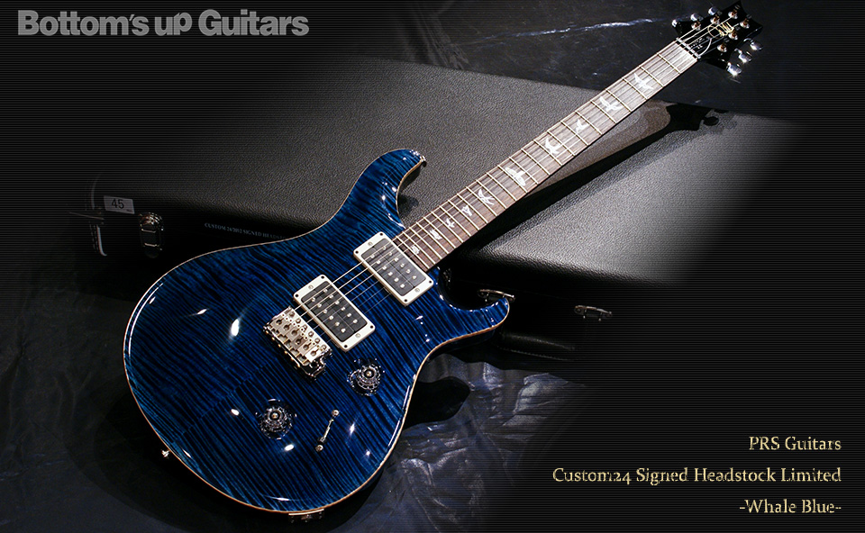 PRS Custom24 Signed Headstock Limited -Whale Blue- 【PRS氏直筆サイン入り・商談会選定品!!】