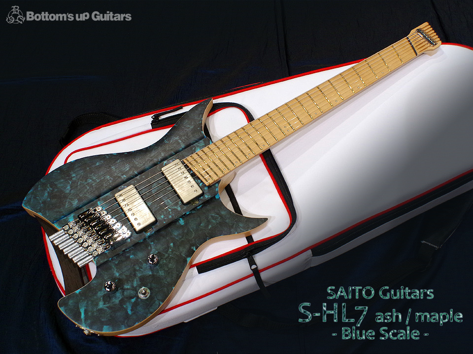 SAITO GUITARS S-HL7 - Blue Scale - 齋藤楽器工房 SAYTONE