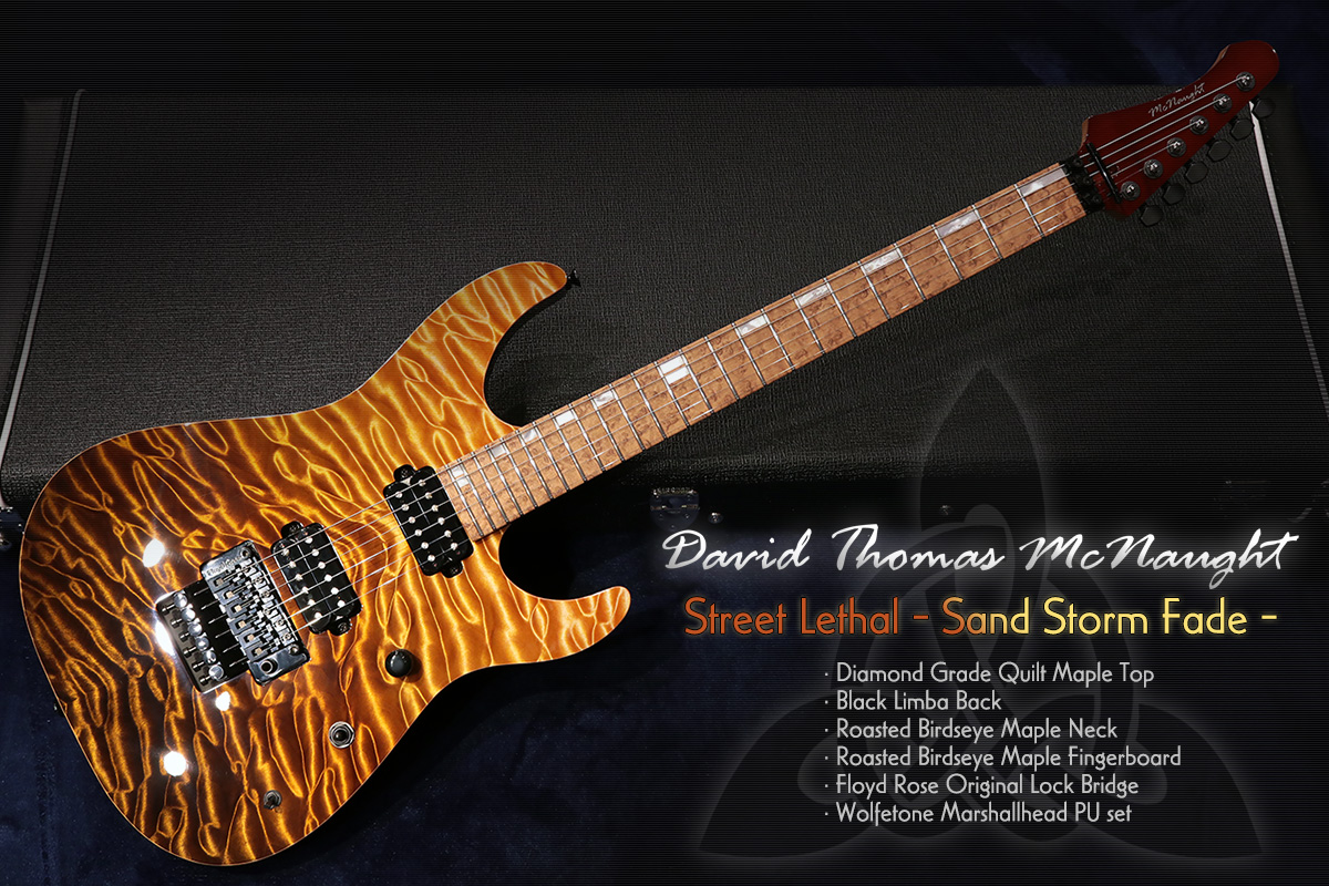 David Thomas McNaught Guitars (DTM) DTM 2022 Street Lethal - Sand