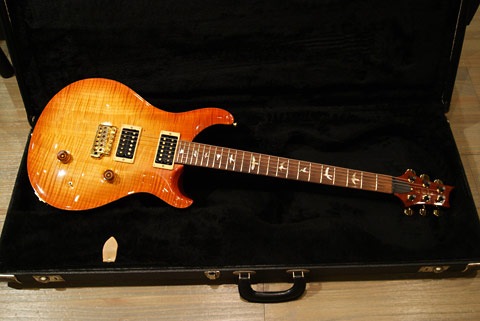 Vintage PRS '89 Custom 10top Bird inlay Gold H/W Brazilian Rosewood Fingerboard / ポールリードスミス 1989 Custom24 Vintage Sunburst Sweet Switch ハカランダ指板、ラッカー塗装、極上中古