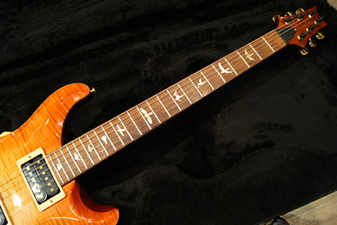 Vintage PRS '89 Custom 10top Bird inlay Gold H/W Brazilian Rosewood Fingerboard / ポールリードスミス 1989 Custom24 Vintage Sunburst Sweet Switch ハカランダ指板、ラッカー塗装、極上中古