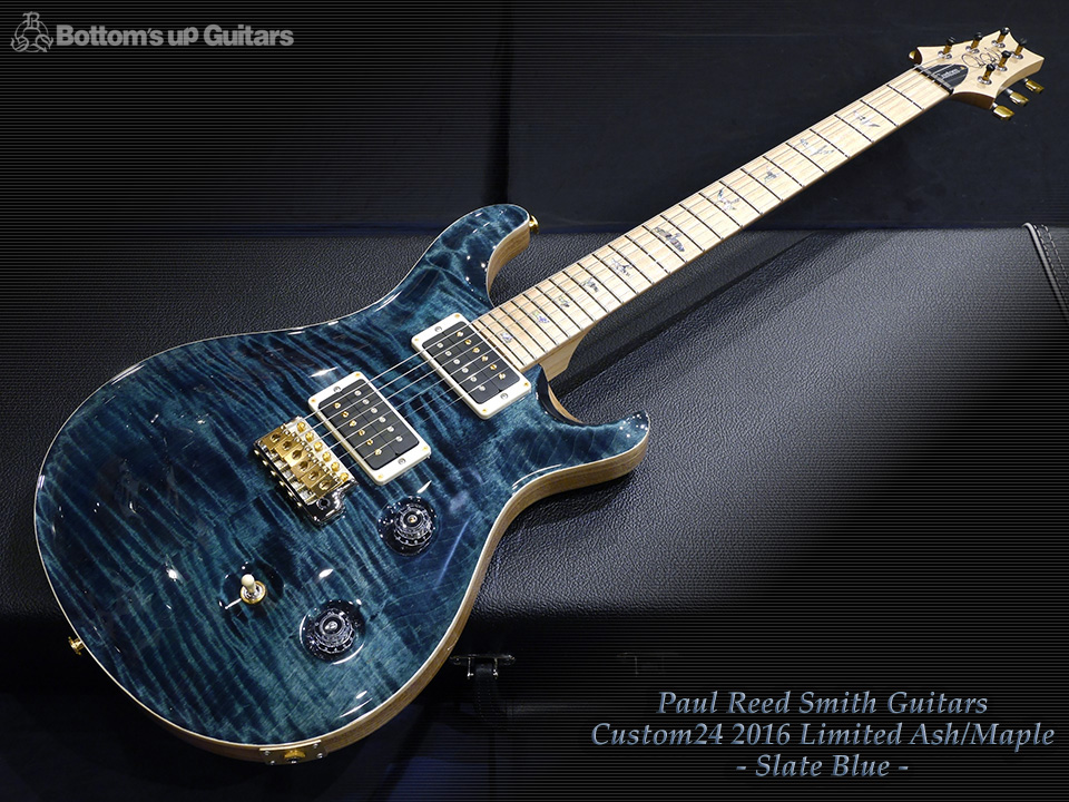 Prs 16 Limited Edition Custom24 Swamp Ash Maple Slate Blue 当社ハンドセレクト品 フォトギャラリー Bottom S Up Guitars ポールリードスミス Prs ギター専門店