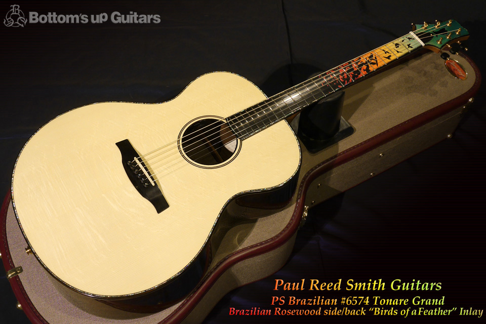 Paul Reed Smith PRS Private Stock PS Acoustic Brazilian BRW Tonare Grand Birds of a Feather