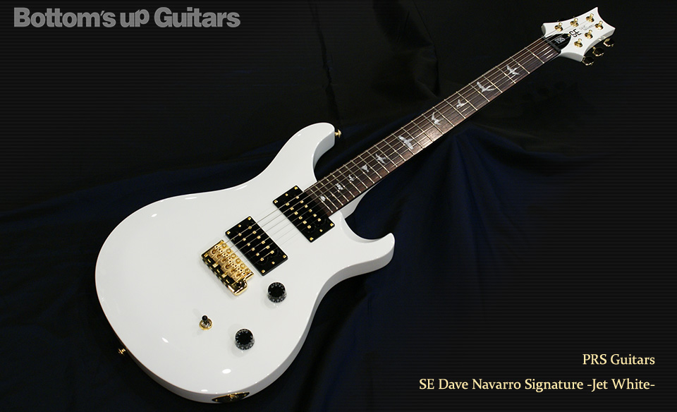 PRS SE Dave Navarro Signature -Jet White- 【純白× ゴールドハード ...