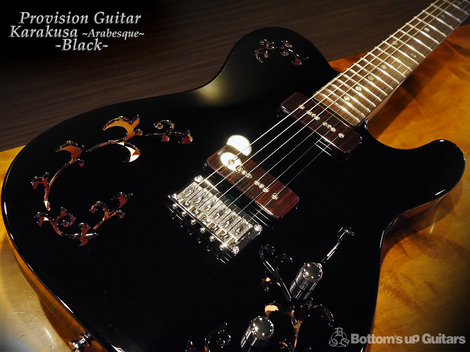Provision Guitar Karakusa arabesque -Black- GLIM SPANKY 松尾レミさん ドンズバ
