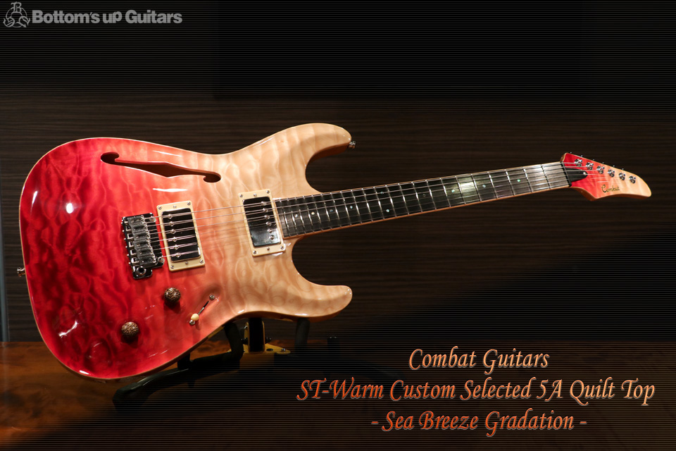 Combat Guitars SPオーダー ST WARM Custom [厳選AAAAAキルトメイプル ...
