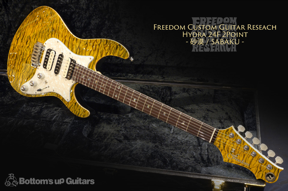 Freedom Custom Guitar Research FCGR HYDRA 24F Hydra24 砂漠 SABAKU フリーダム 日本製 ハンドメイド 国産 エレキギター 工房