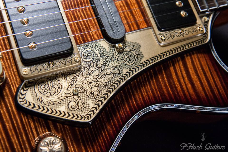IHush Guitars RIGHTEOUS Standard HSH Brown Burst Red Mahogany  2018 楽器フェア出展品 アイハッシュギターズ Journey Neal Schon