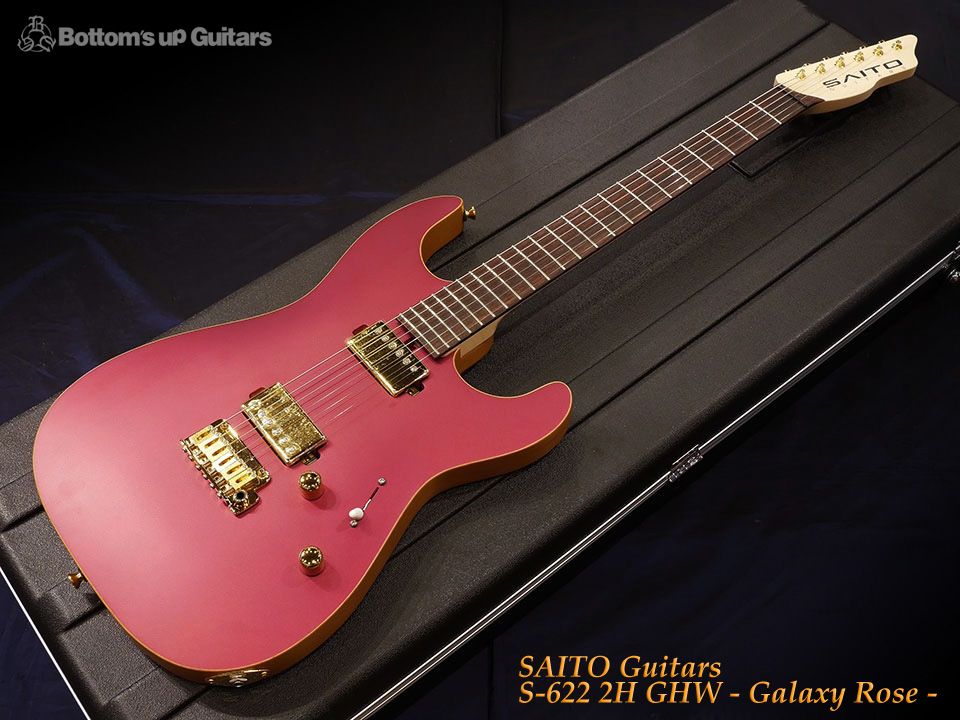SAITO GUITARS S-622 2H Gold Hardware Galaxy Rose 齋藤楽器工房 SAYTONE S622