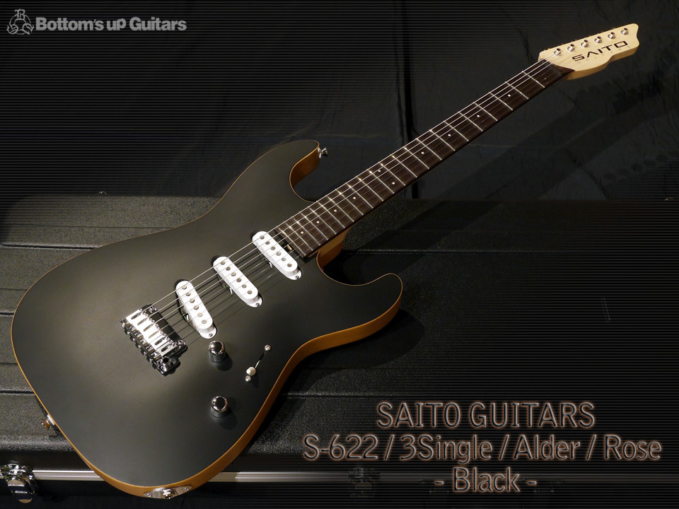 SAITO GUITARS S-622 3single Alder / Rose / ルミンレイTop & Side