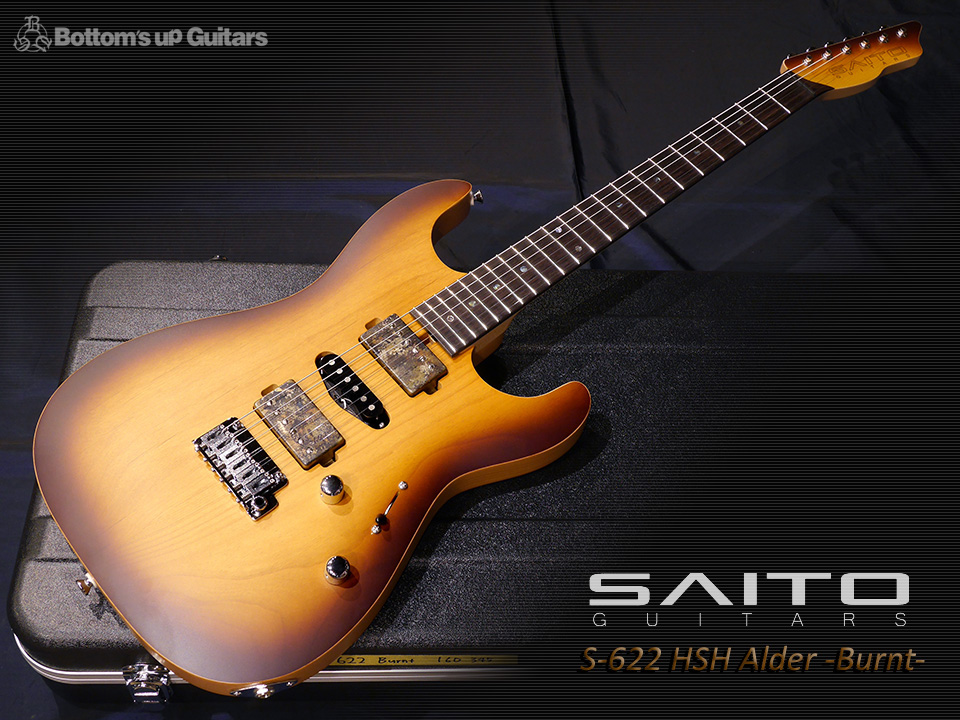 SAITO GUITARS S-622 HSH Alder Burnt 齋藤楽器工房 SAYTONE 日本製 made in japan ハンドメイド 国産
