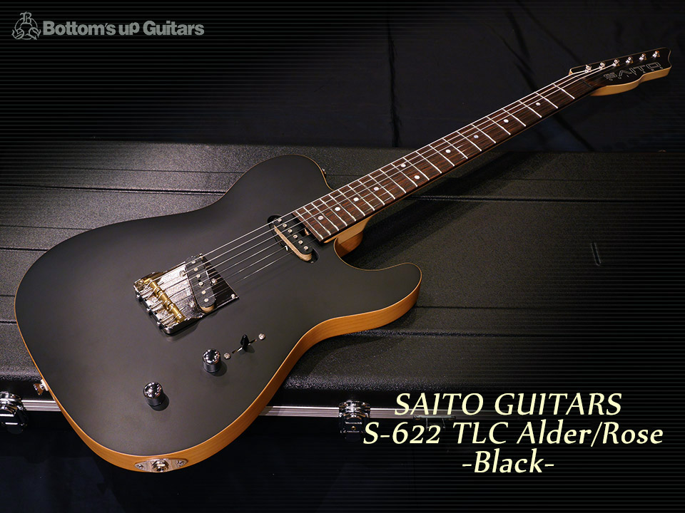 SAITO GUITARS S-622TLC Alder/Rose - Black - 齋藤楽器工房 製品 