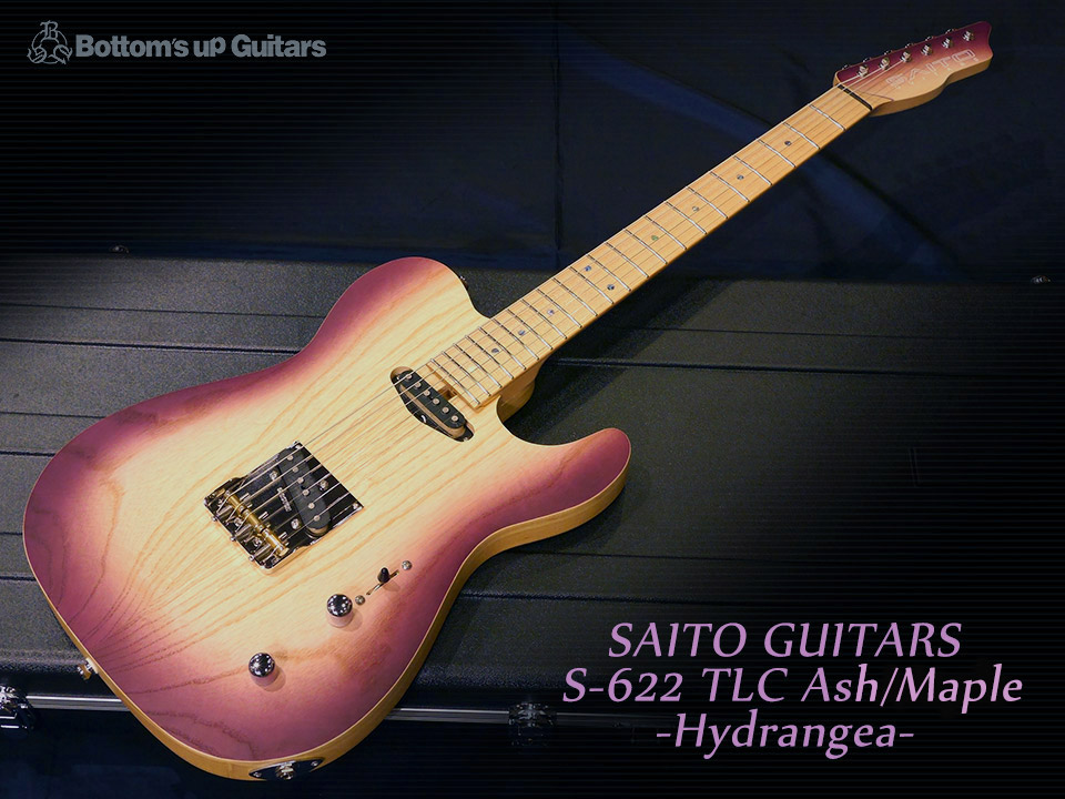 SAITO GUITARS S-622 TLC Ash / Maple - Hydrangea - 齋藤楽器工房 SAYTONE Telecaster テレキャスター テレシェイプ