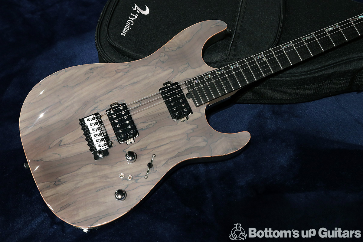T's Guitars DST-Pro22 Spalted Maple / Ash body with 'Wilkinson Locking Bridge WVS130' 【 当社特注品 !! 】