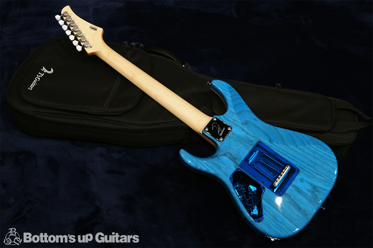 T's Guitars DST24-7st, Carved - Sheer Bora Bora Blue - 【ティーズ 
