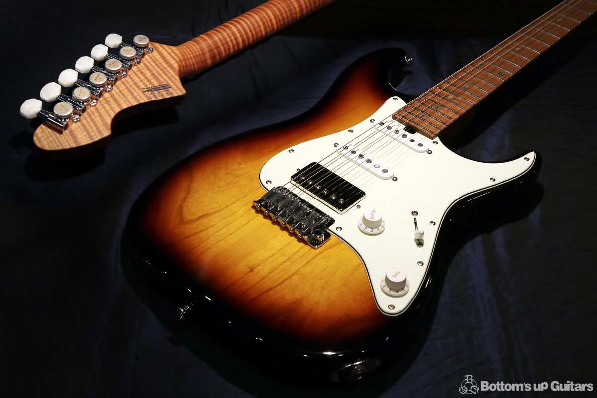 T's Guitar DST-Classic22 Roasted Flame Maple Neck Vintage White (福岡パルコ店) 