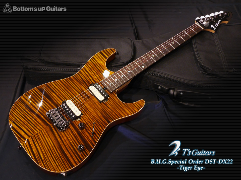 T's Guitars DST-DX 22 5A+ selected top - Tiger Eye -【BUG Special ...